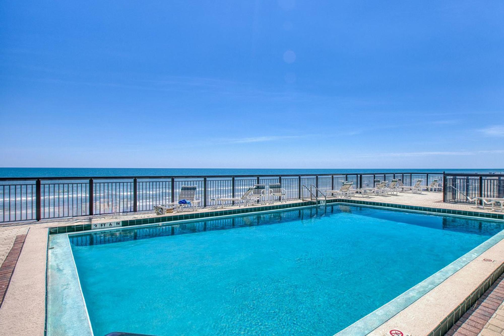 Ocean View With A Beachfront Pool At Ocean Trillium Condo ~ 602 New Smyrna Beach Exterior foto